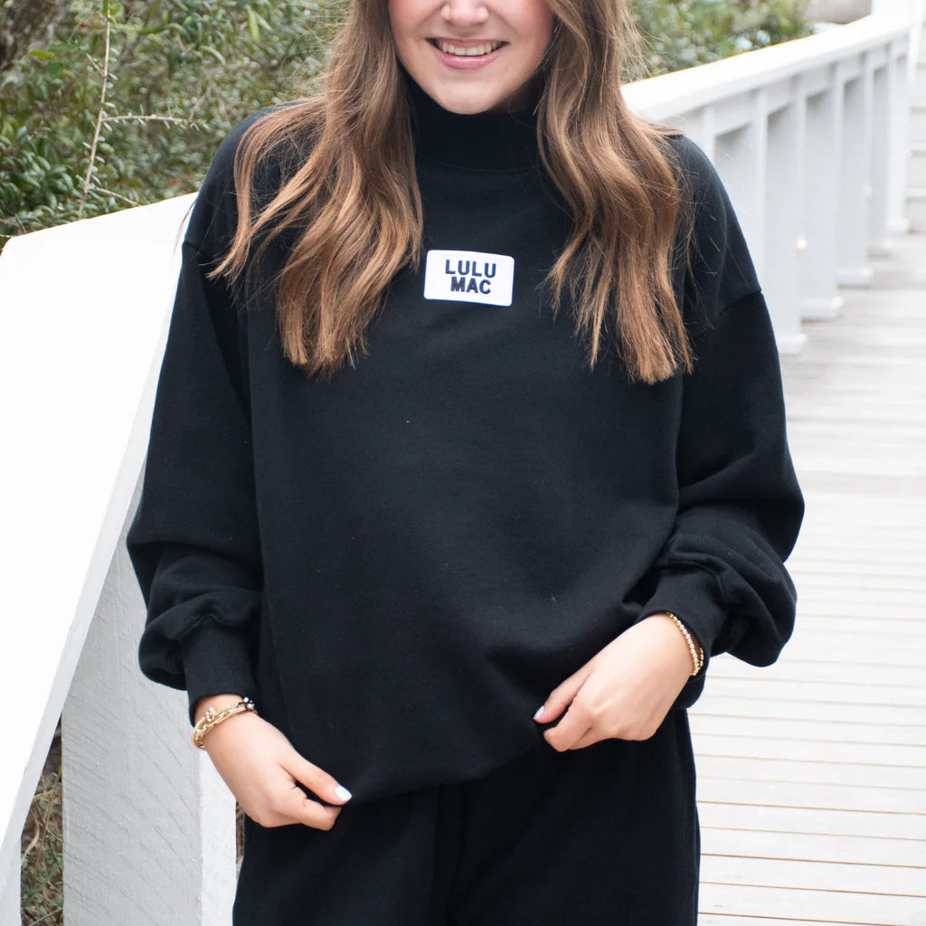 Lulu Mac Terry Mockneck Top