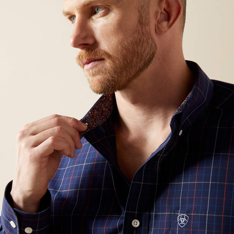 Ariat Men's Wrinkle Free Blaze Classic Fit LS Shirt