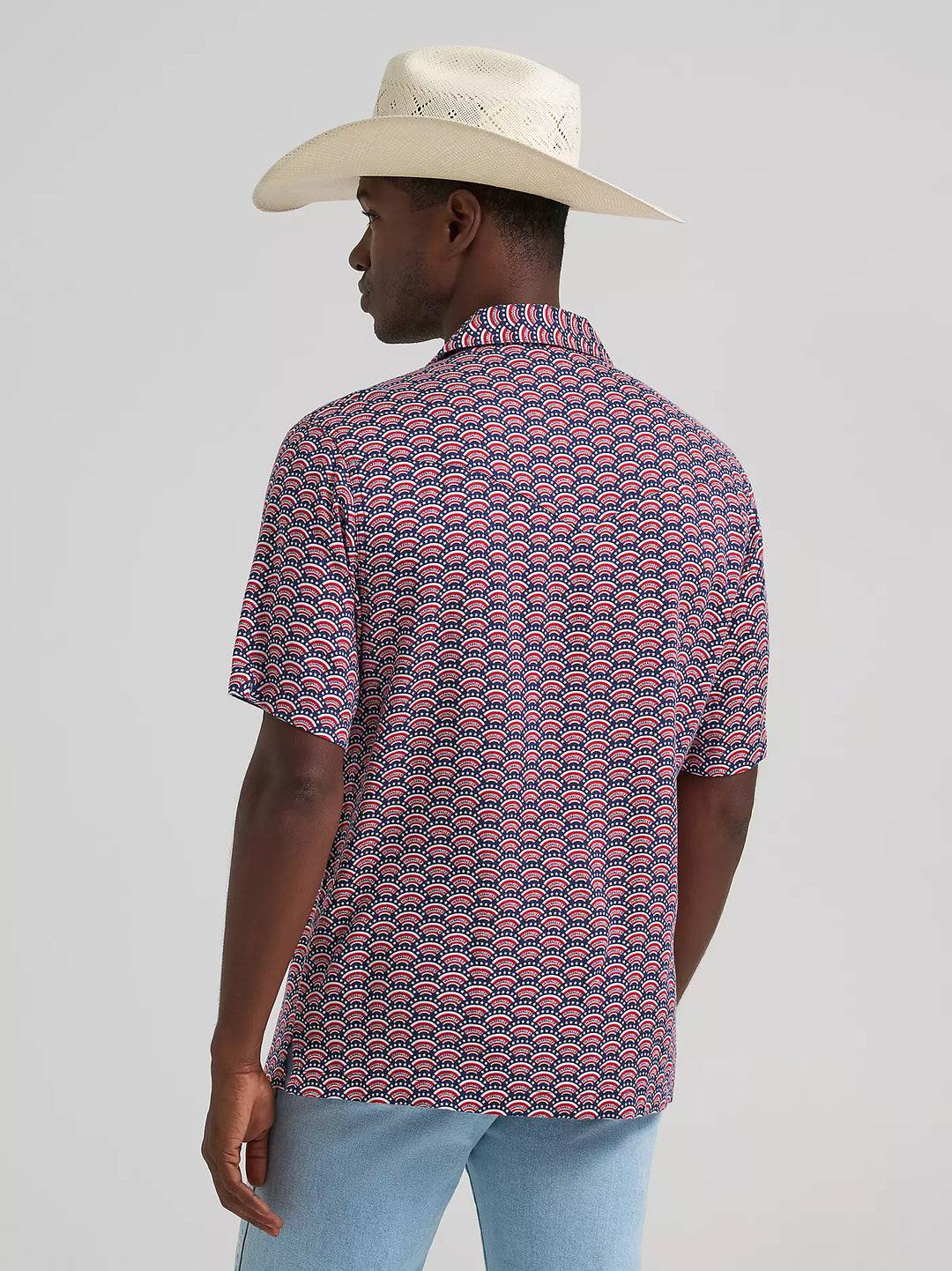 Wrangler Men's Coconut Cowboy Camp SS Shirt