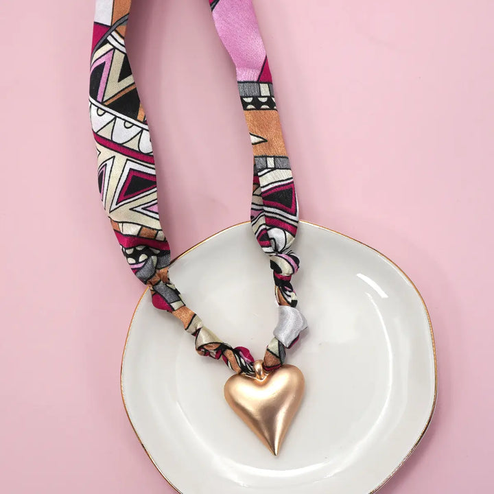 Josslyn Scarf Charm Necklace