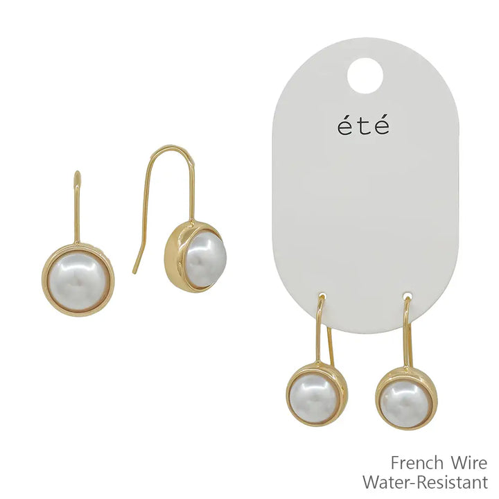 Water Resistant Gold Earrings