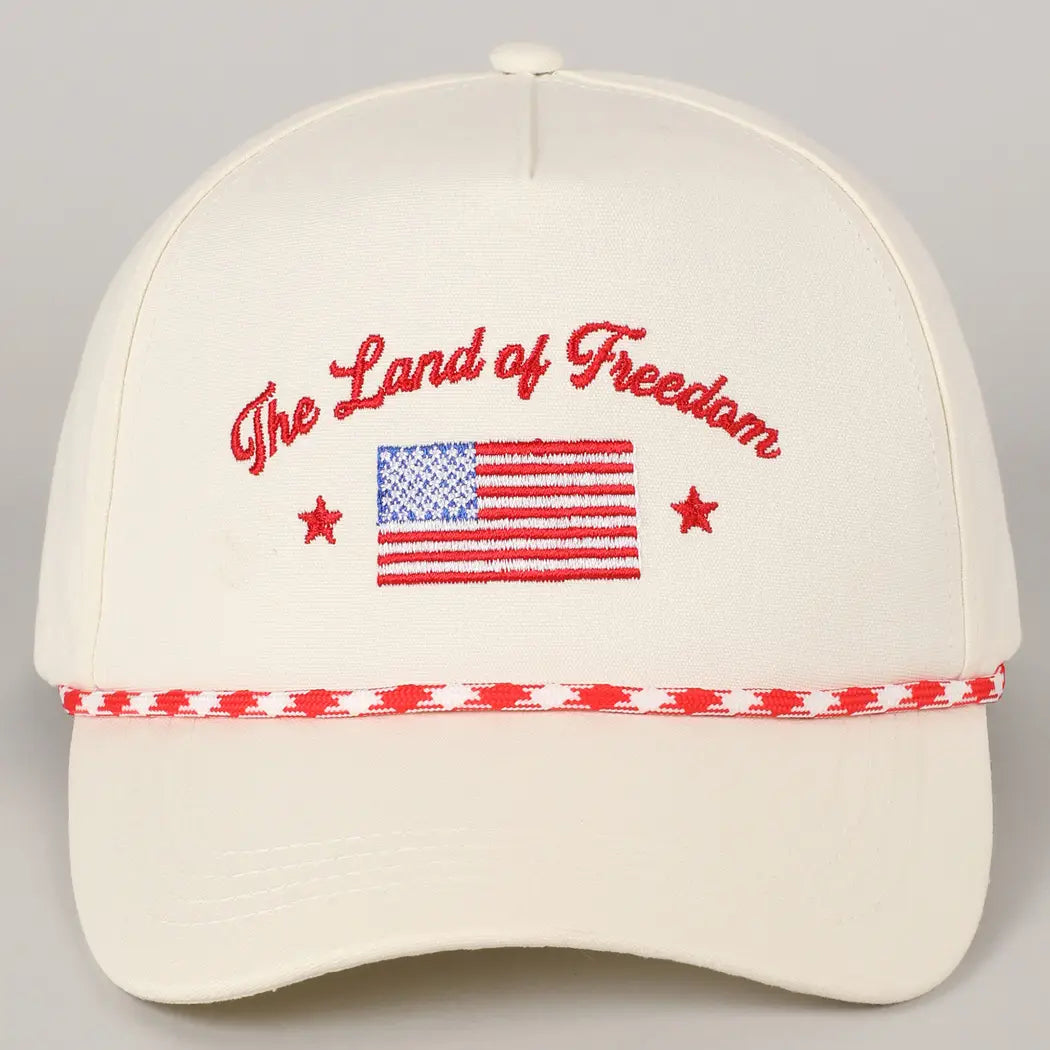 The Land Of Freedom Flag Hat