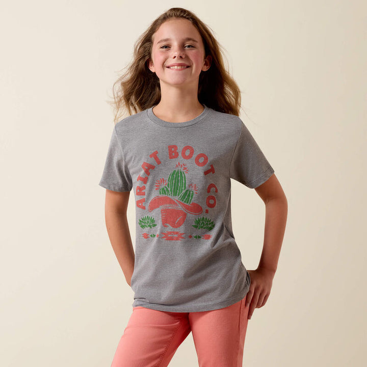 Ariat Girls Cactus Hat T-Shirt