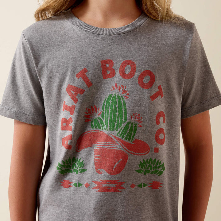 Ariat Girls Cactus Hat T-Shirt