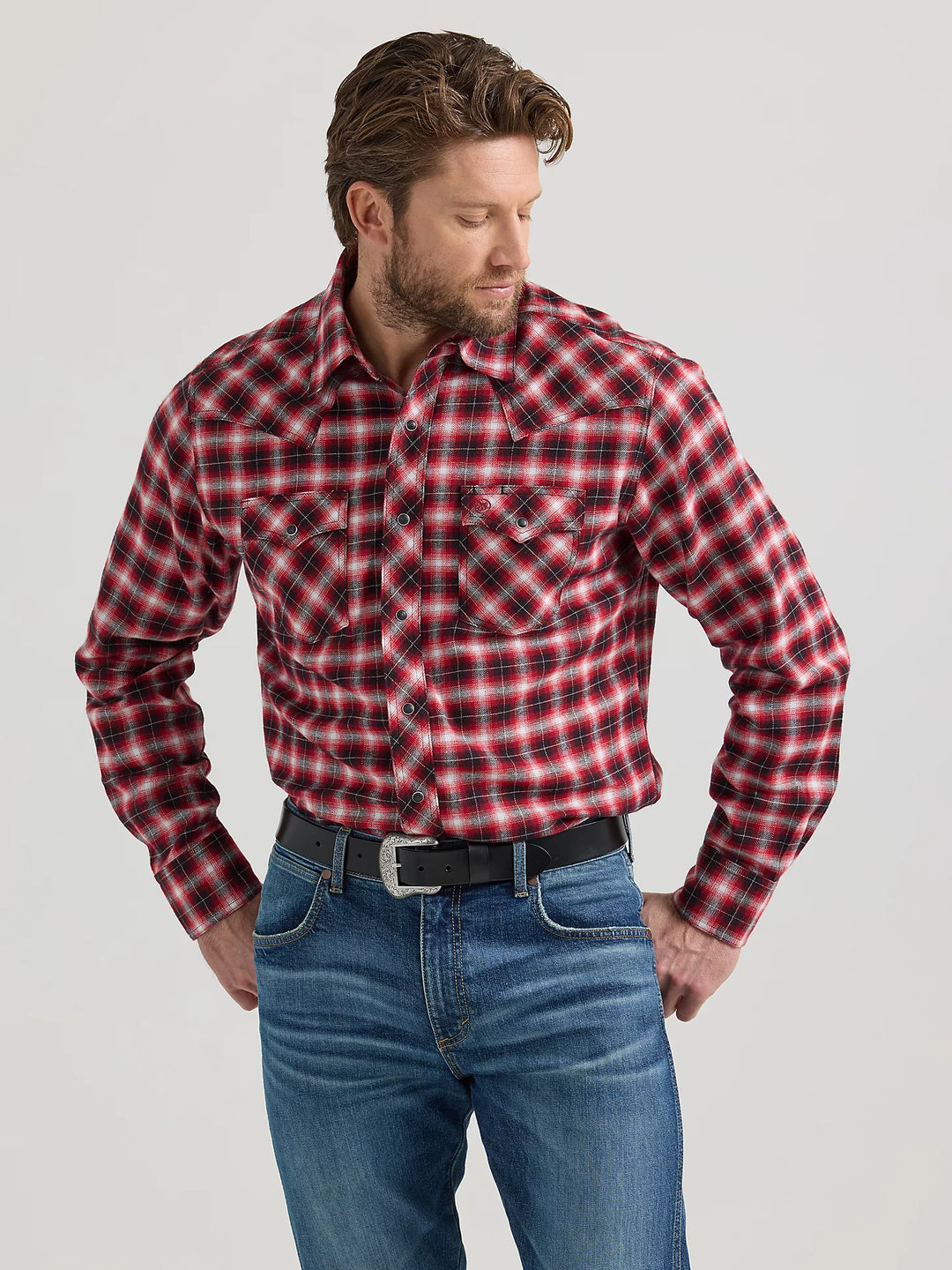 Wrangler Men's Retro Long Sleeve Flannel