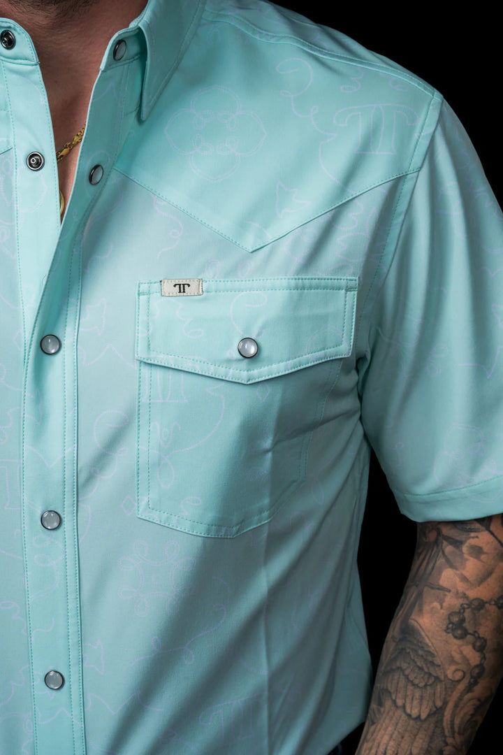 The Carson Short Sleeve Pearl Snap Shirt