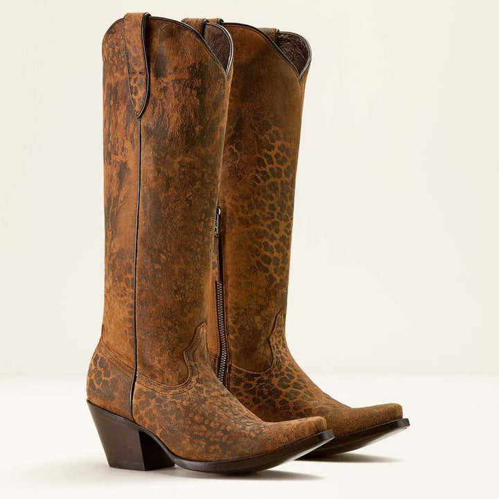 Ariat Women's Casanova Western Boots - Distressed Leopard