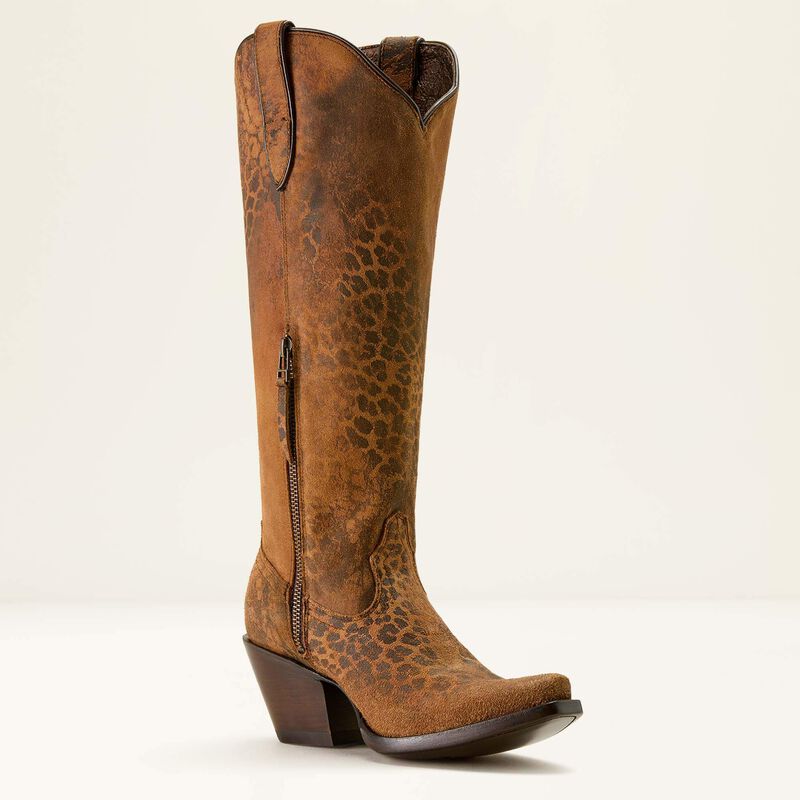 Ariat Women's Casanova Western Boots - Distressed Leopard