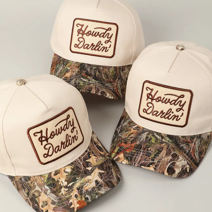 Howdy Darlin' Embroidery Patch Cap