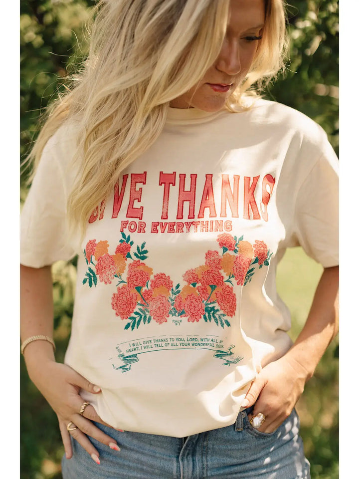 The Marigold Give Thanks Tee