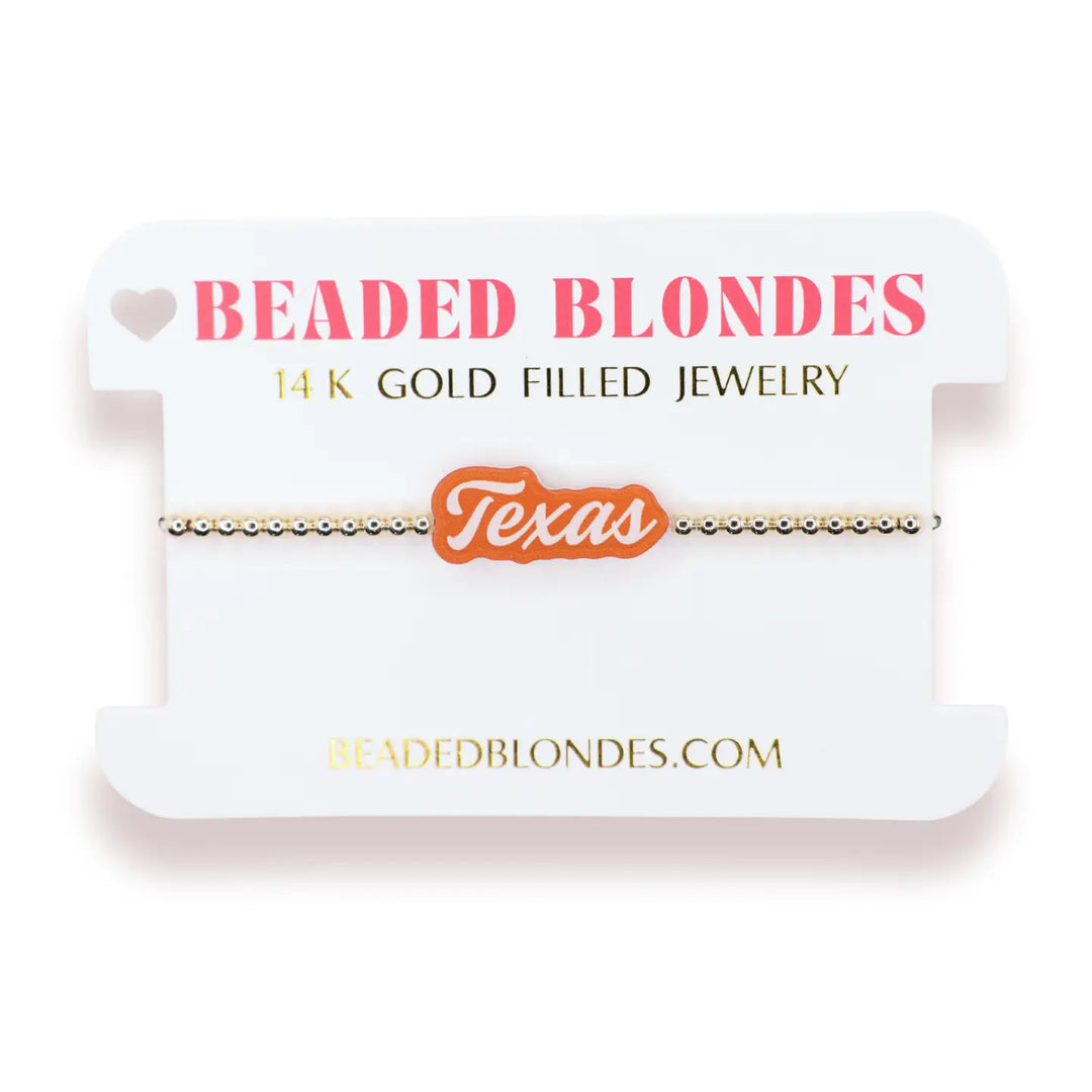 Beaded Blondes College Gameday Bracelet