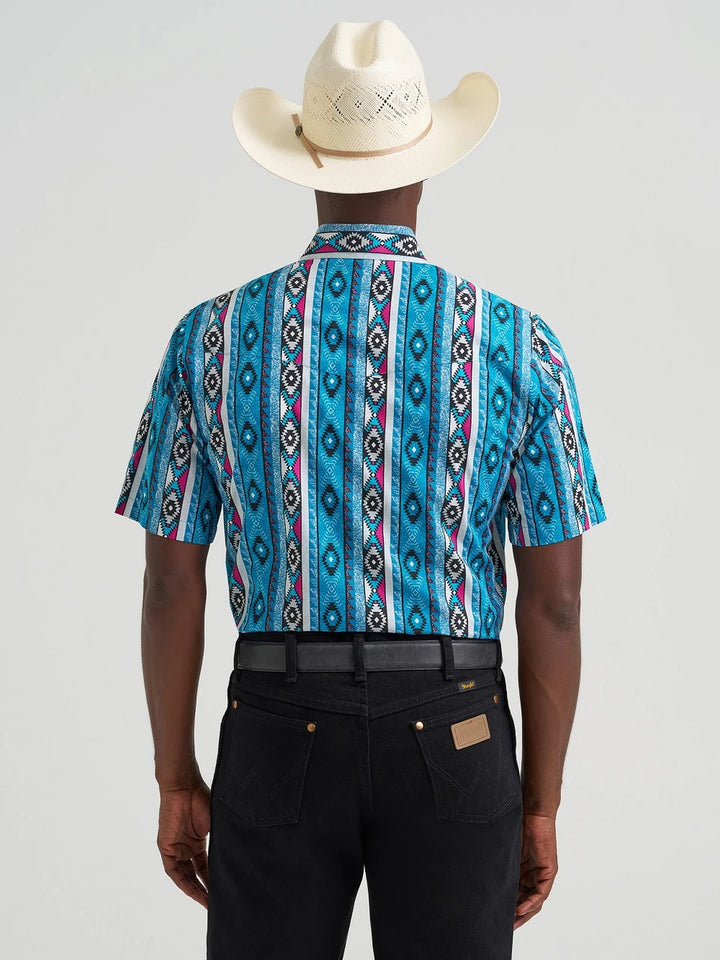 Wrangler Men's Checotah® Dress Western SS Shirt