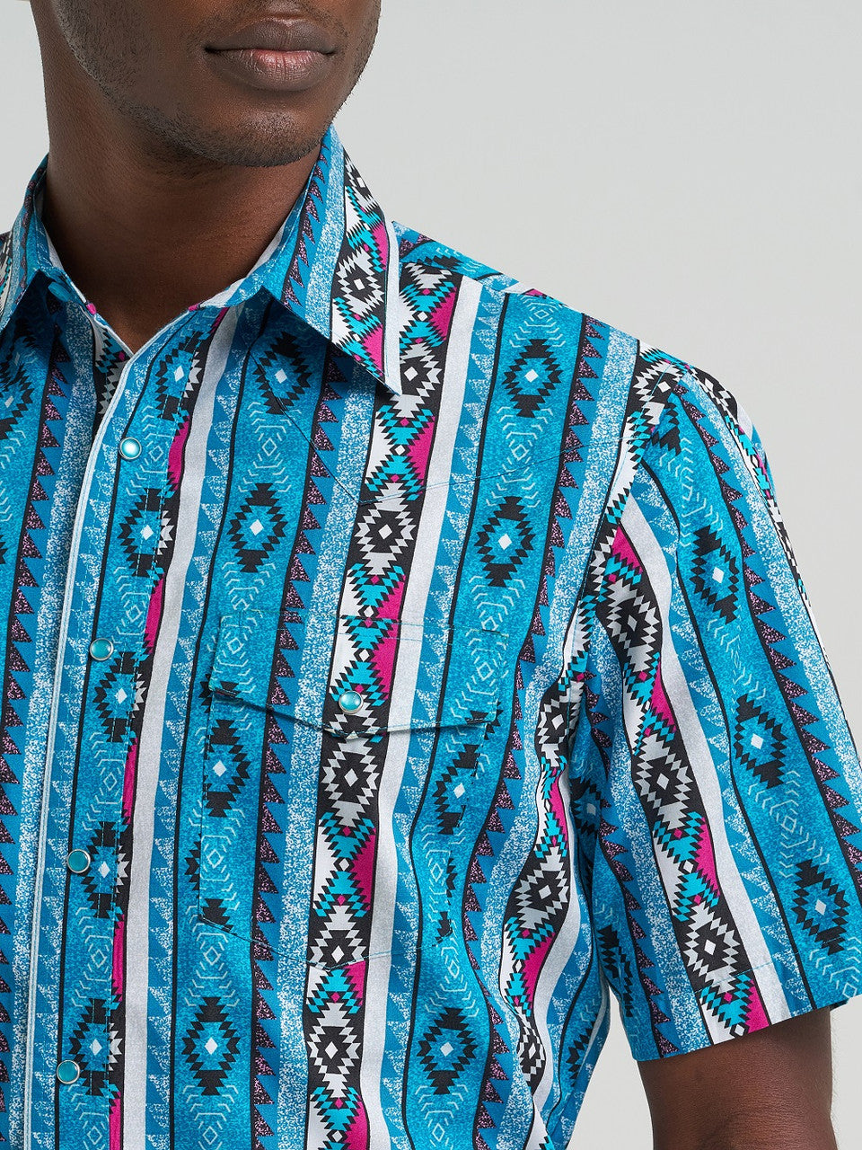 Wrangler Men's Checotah® Dress Western SS Shirt