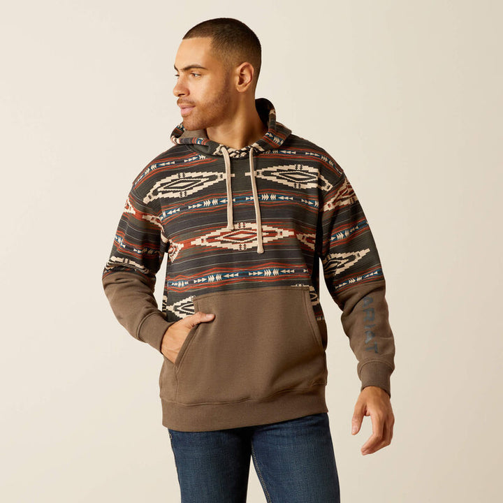 Ariat Men's Color Block Hoodie