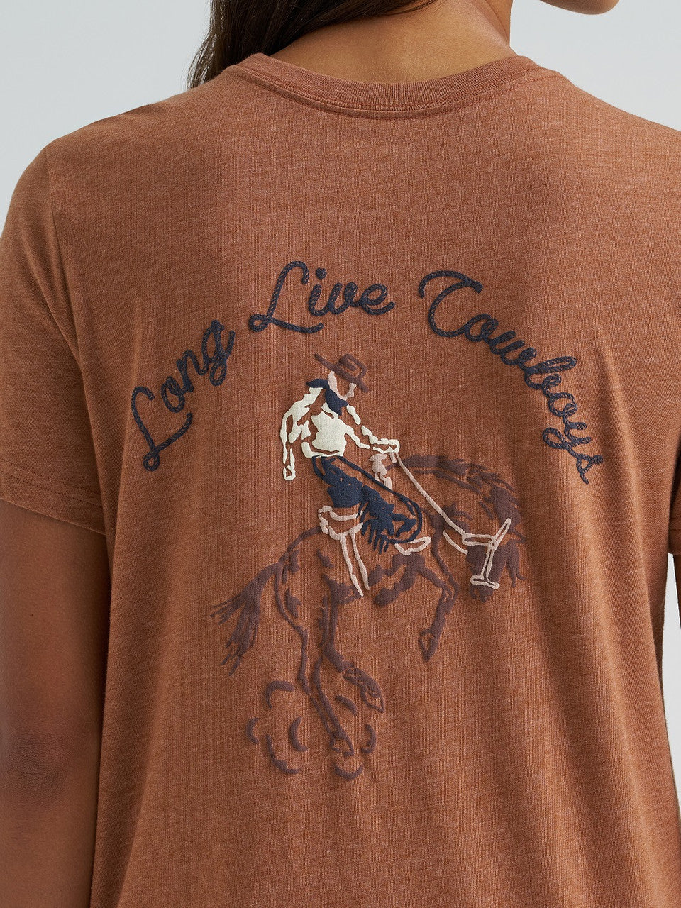 Wrangler Women's Long Live Cowboys Tee
