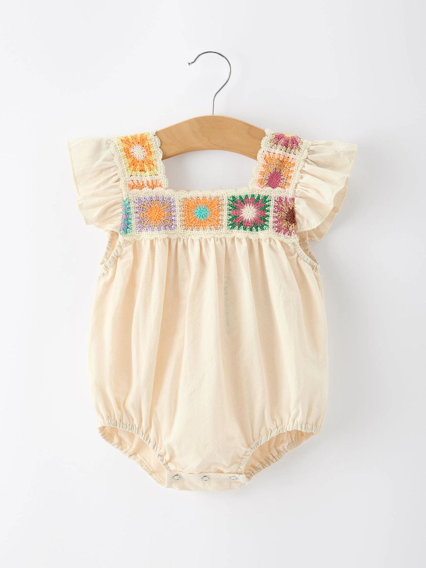BR Summer Crochet Romper