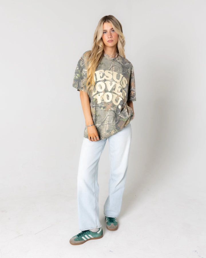 Jesus Loves You Camo Tee