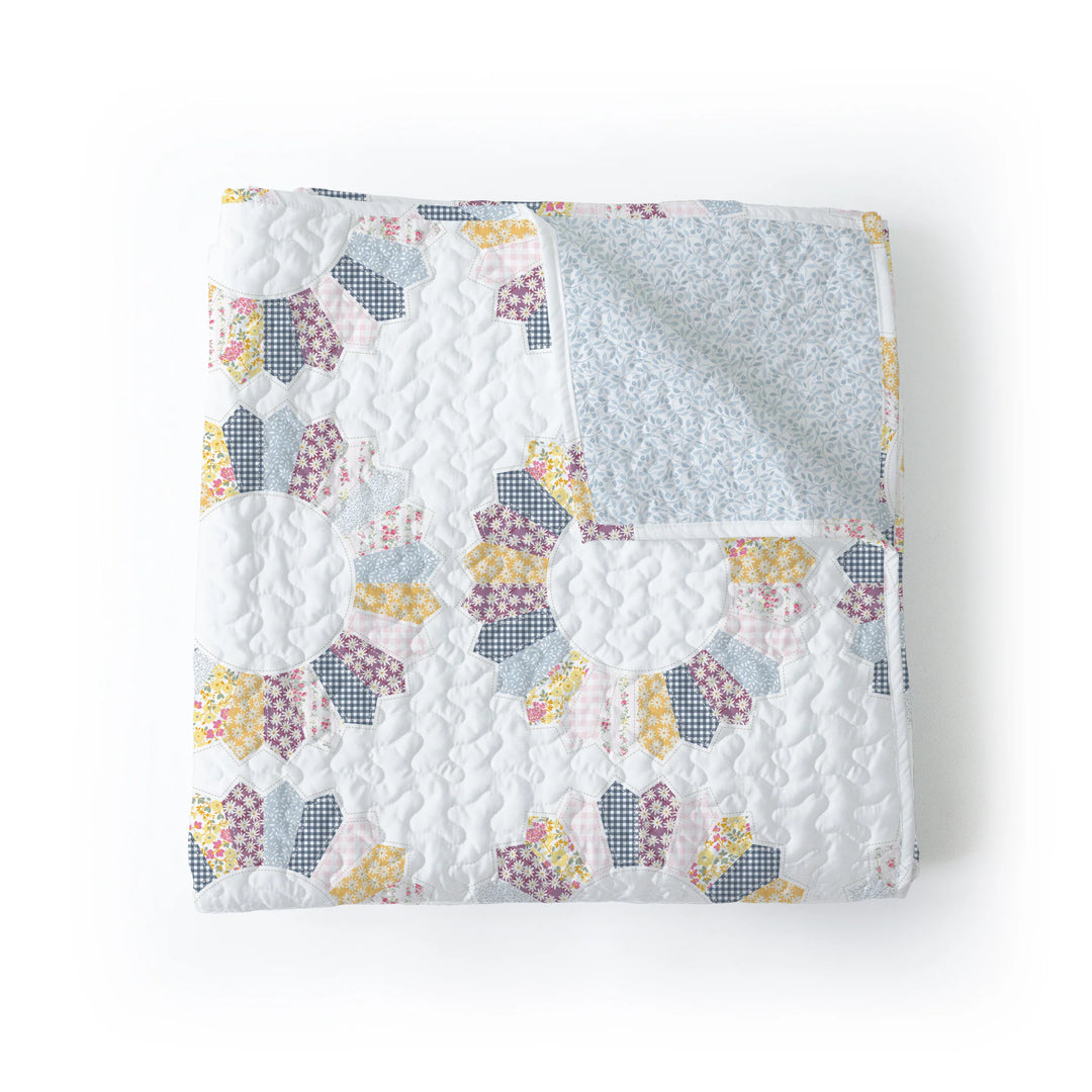 Ida Mae Home Dresden Patchwork Pastel Quilt