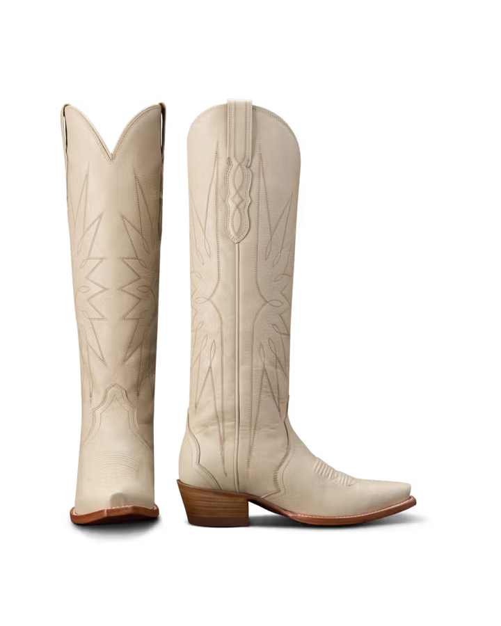 Tecovas Loretta Boot - Cream Cowhide