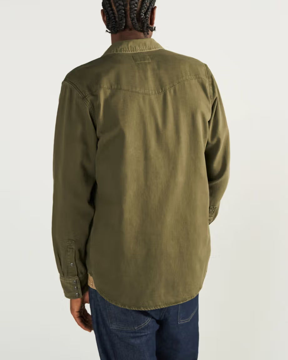 Men's Tecovas Denim Pearl Snap LS Shirt