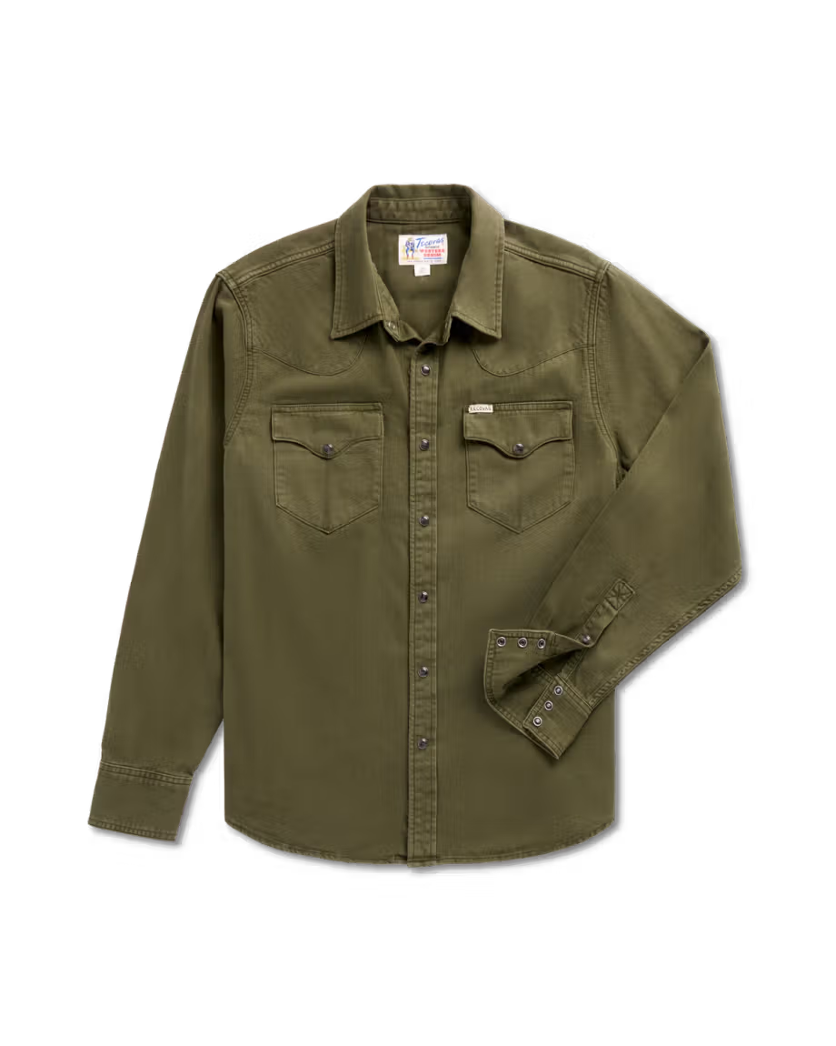 Men's Tecovas Denim Pearl Snap LS Shirt