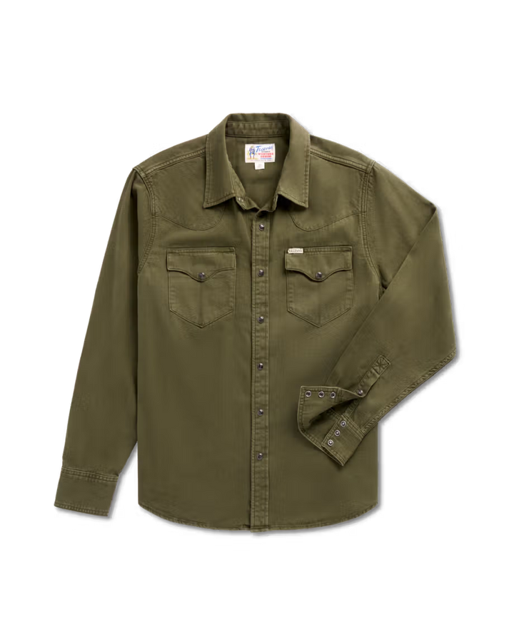 Men's Tecovas Denim Pearl Snap LS Shirt