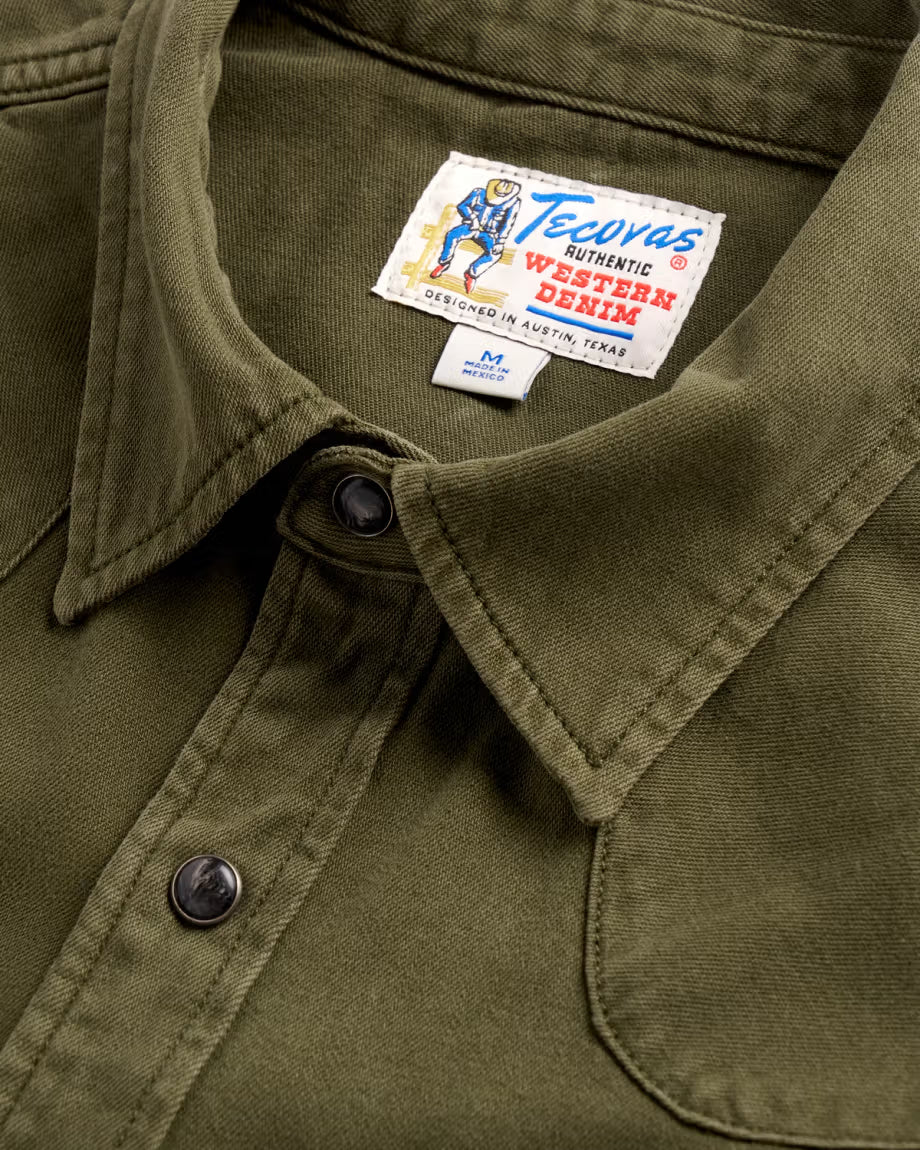 Men's Tecovas Denim Pearl Snap LS Shirt