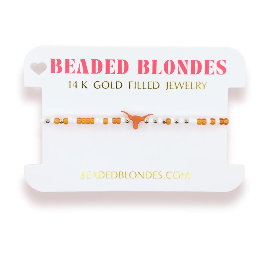 Beaded Blondes College Gameday Bracelet
