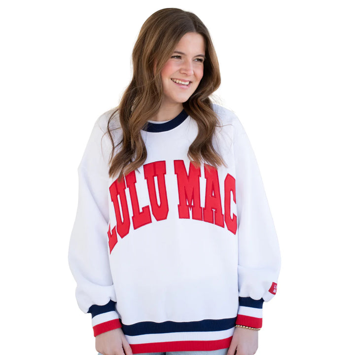 Lulu Mac Sporty Stitched Sweatshirt