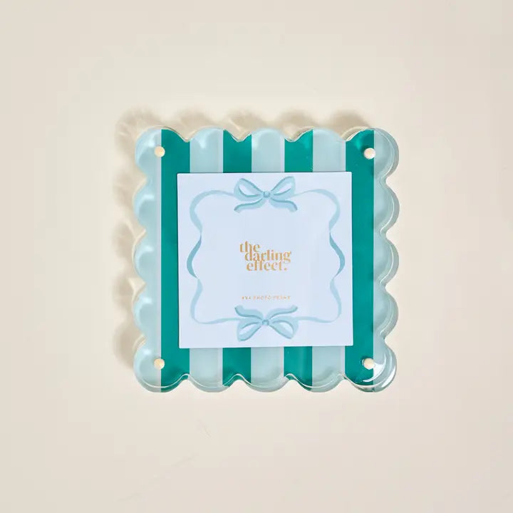 Darling Effect Square Scalloped Acrylic Frames