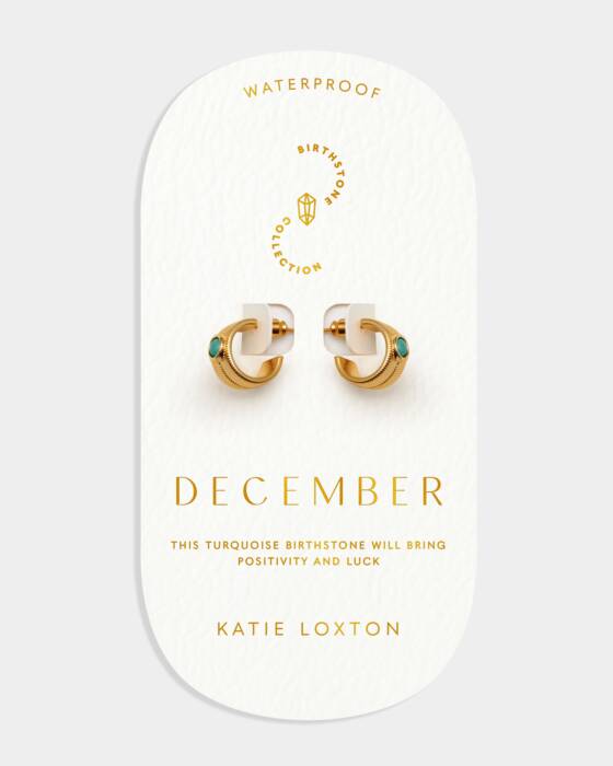 Katie Loxton Birthstone Hoop Earrings