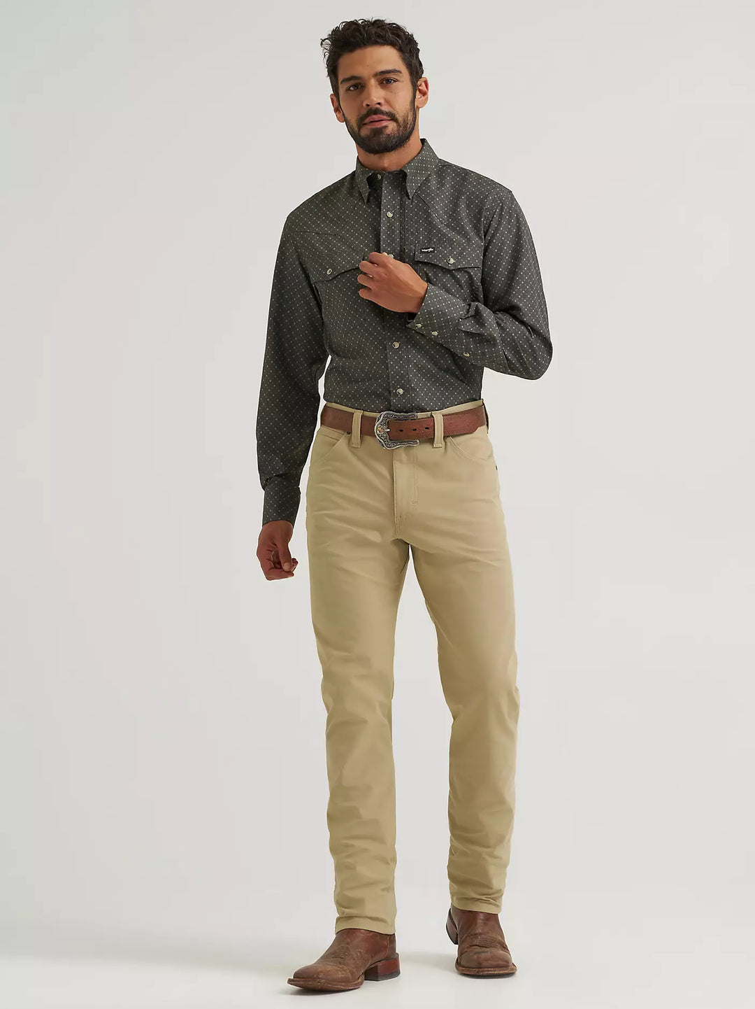 Wrangler Men's ATG Western Performance LS Shirt
