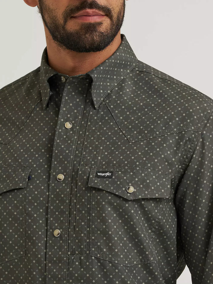 Wrangler Men's ATG Western Performance LS Shirt