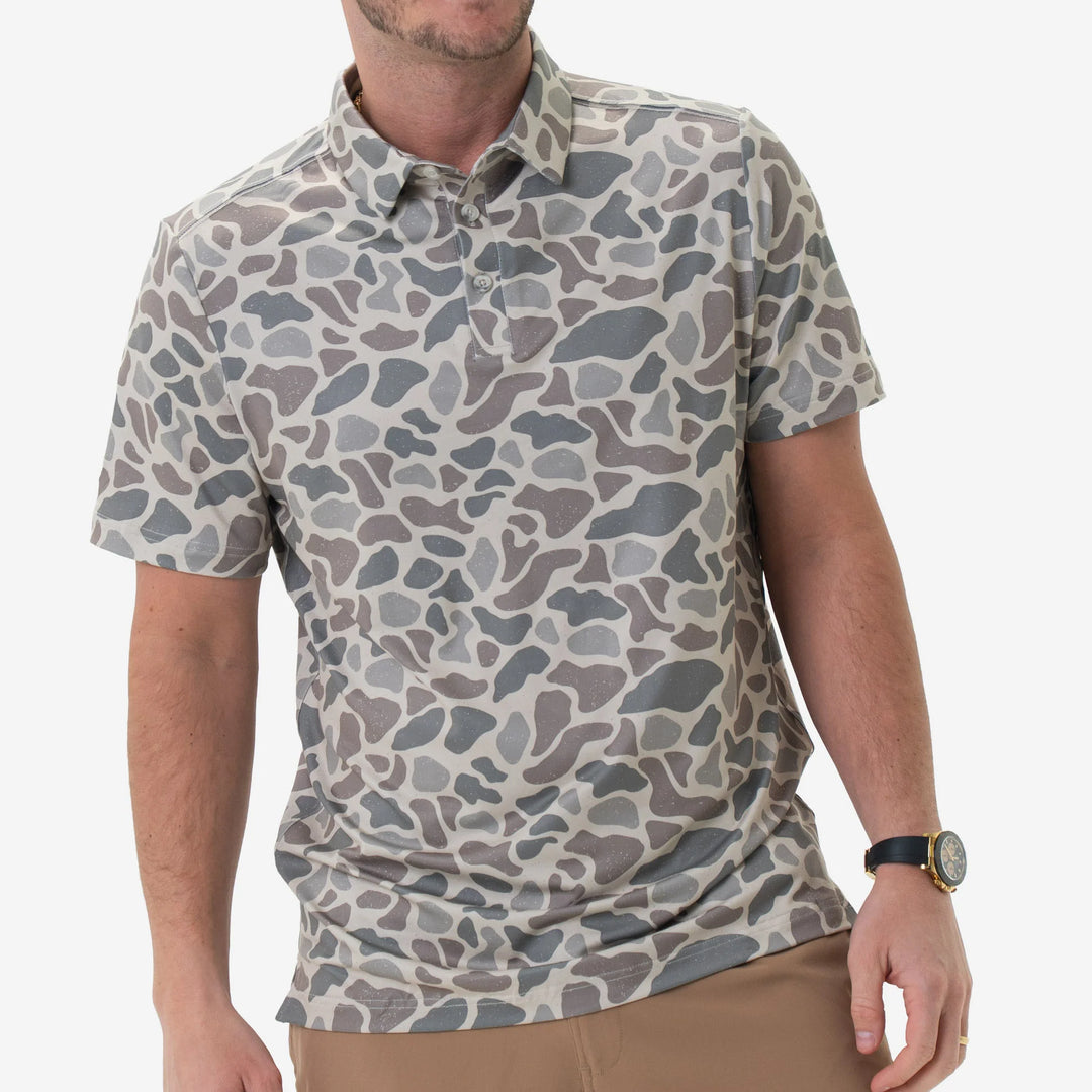 Burlebo Performance Polo - Classic Deer Camo