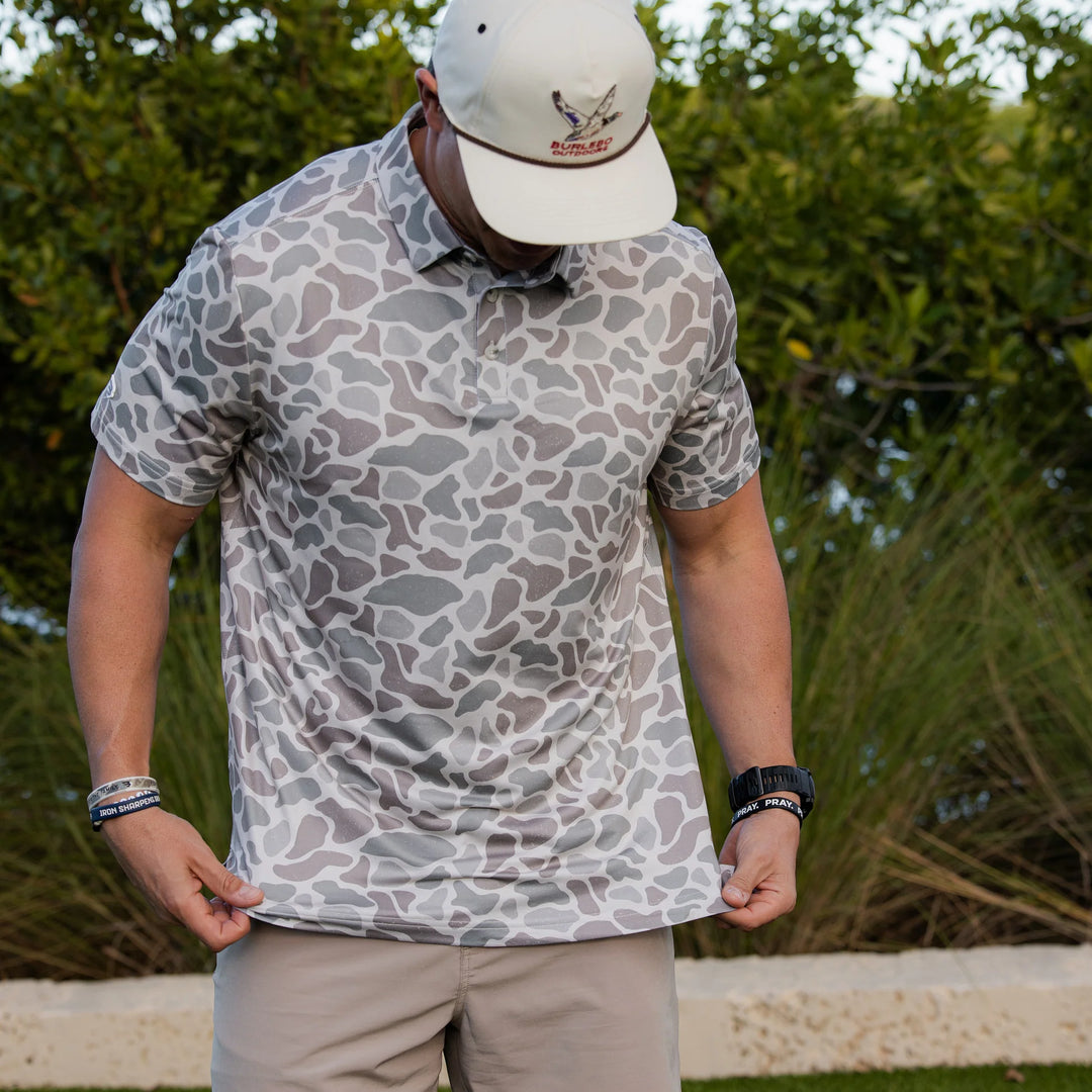 Burlebo Performance Polo - Classic Deer Camo