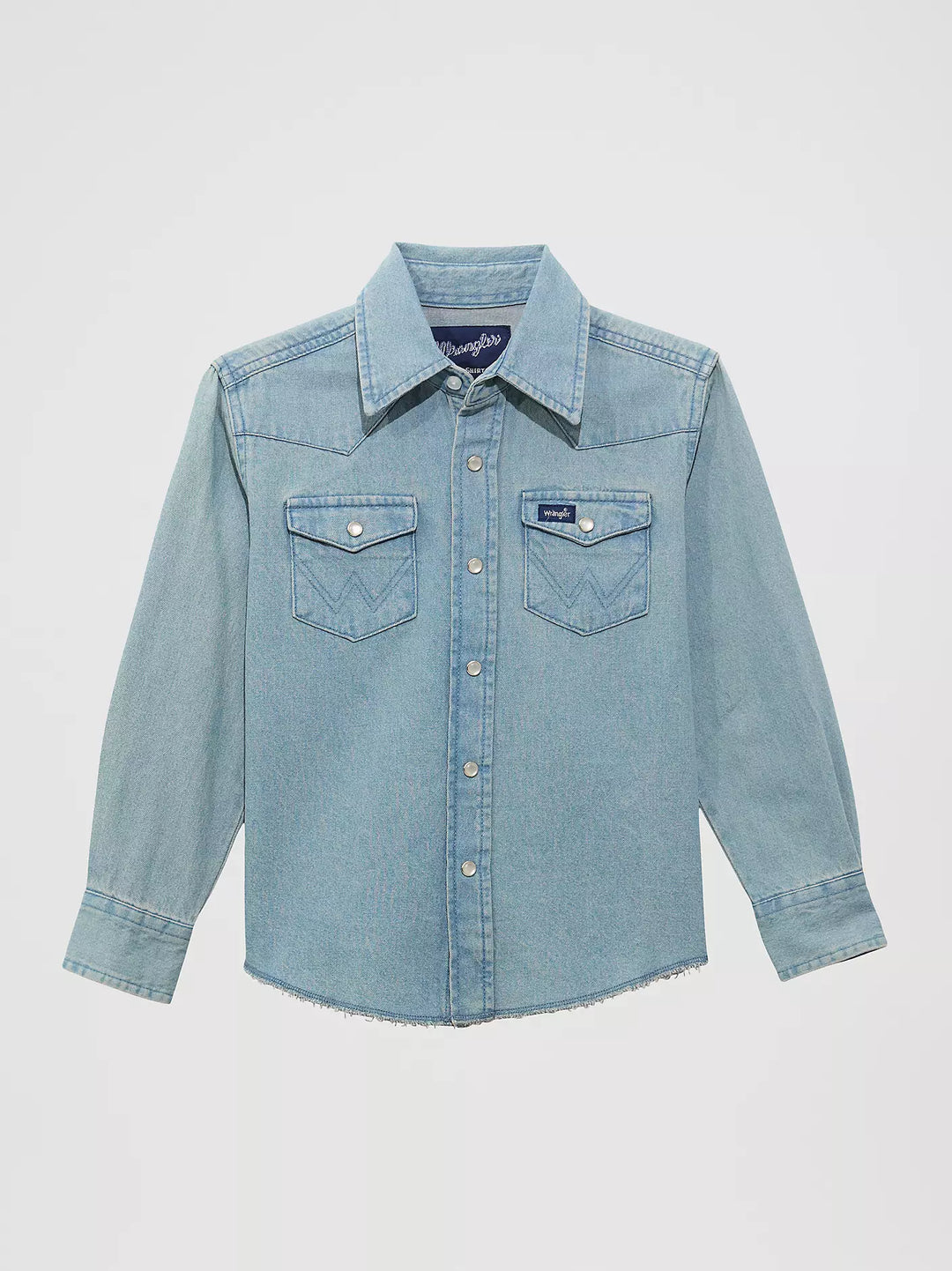 Wrangler Boys Cowboy Cut Western Snap Shirt