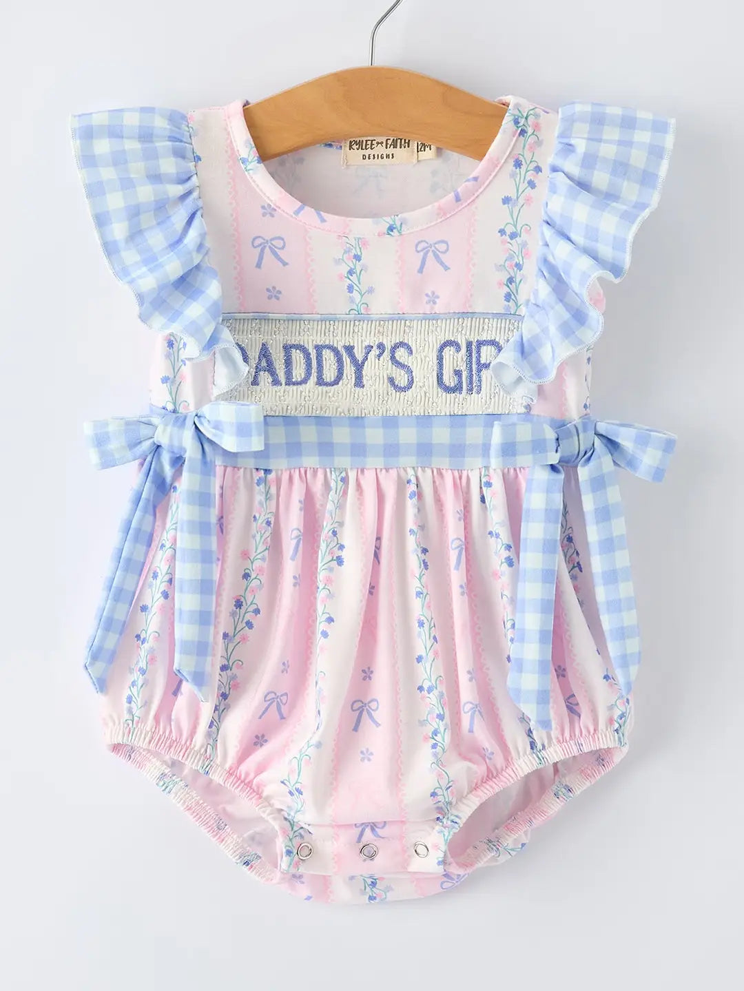 BR Daddy's Girl Smocked Romper