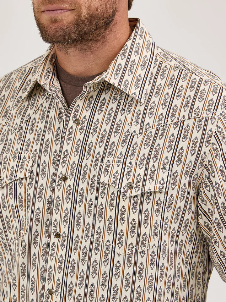 Wrangler® Men's Western Pearl Snap Shirt