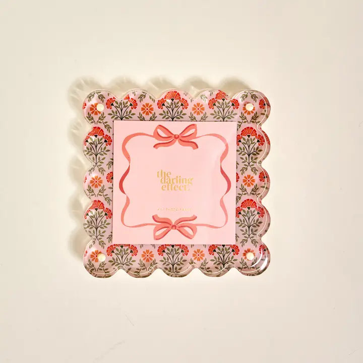 Darling Effect Square Scalloped Acrylic Frames