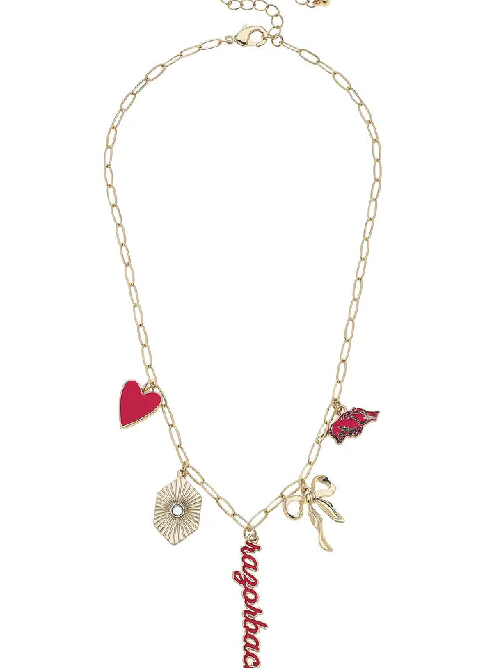 CS Paper Clip Charm Collector Necklace