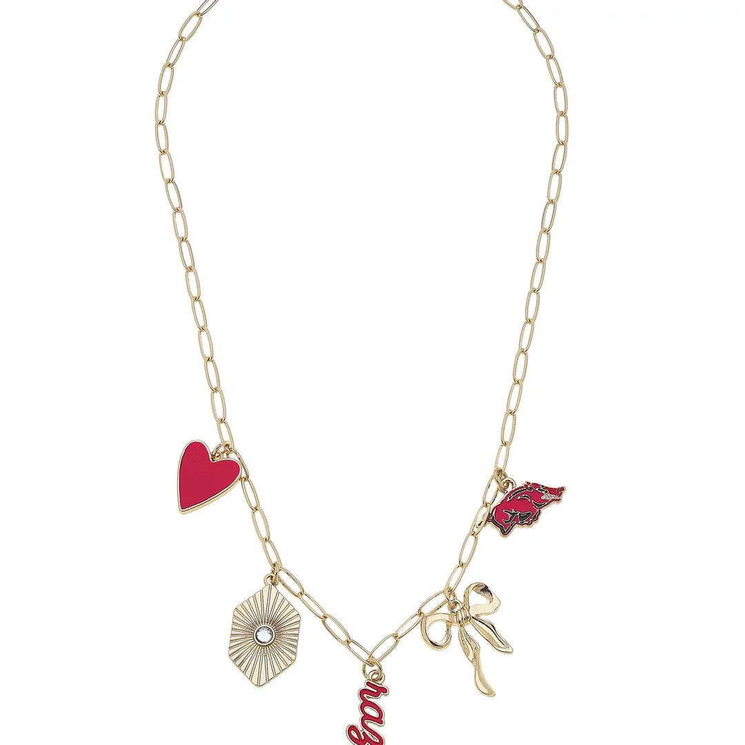 CS Paper Clip Charm Collector Necklace