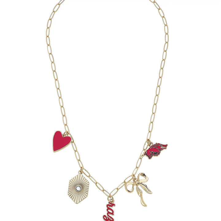 CS Paper Clip Charm Collector Necklace