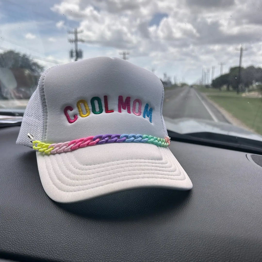 Rainbow Trucker Hat Chains