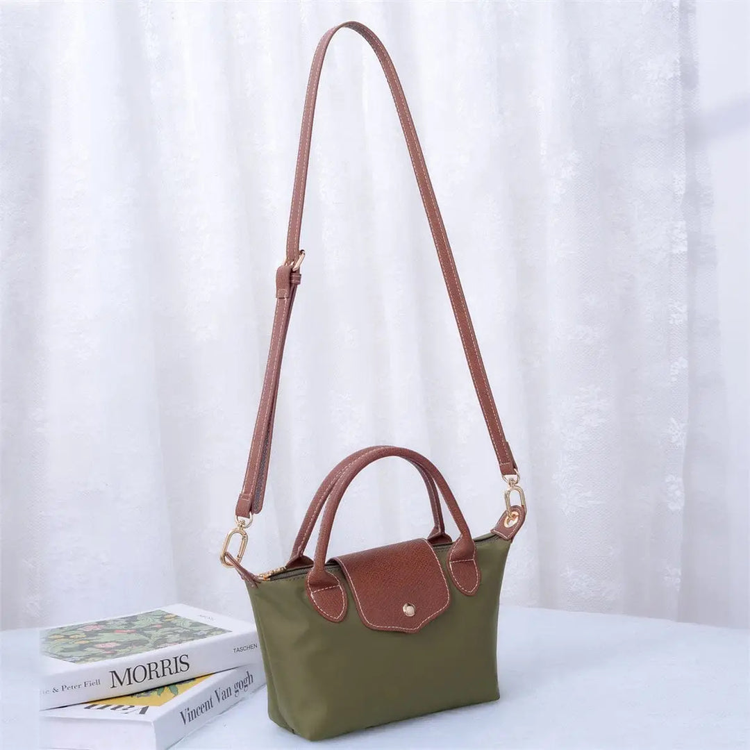 MW Britney Nylon Double Handle Crossbody Bag