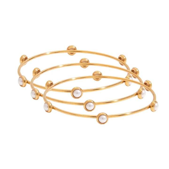 HJ Bangle Trio Bracelet Set