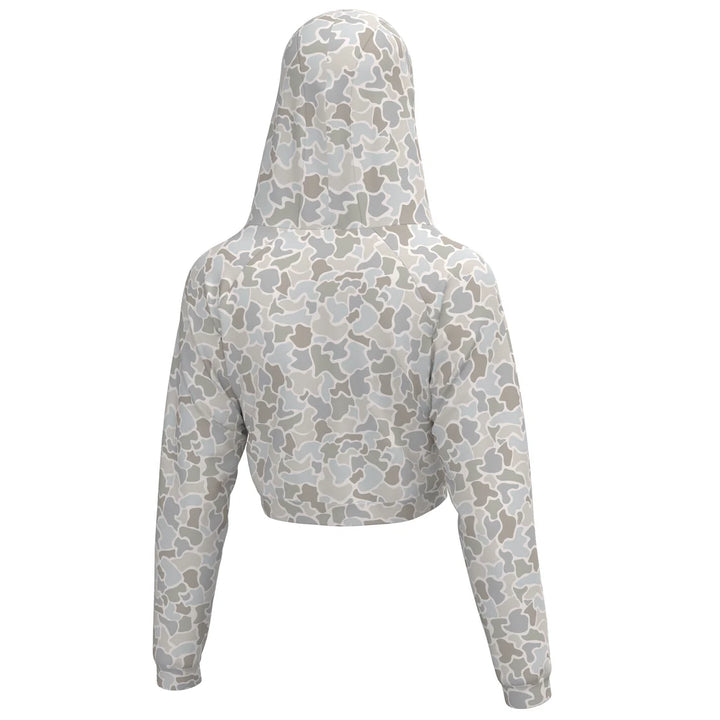 The Local Girl Velvet Fleece Cropped Hoodie