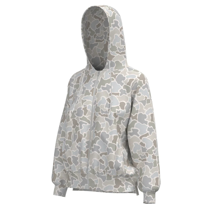 The Local Girl Velvet Fleece Front-Zip Hoodie