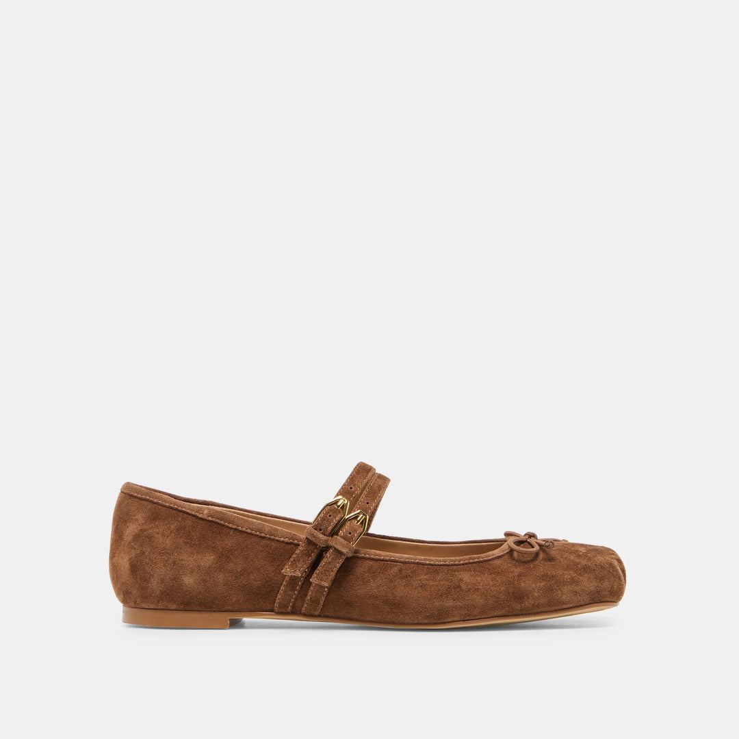 Dolce Vita Gibsen Flats - Cocoa Suede