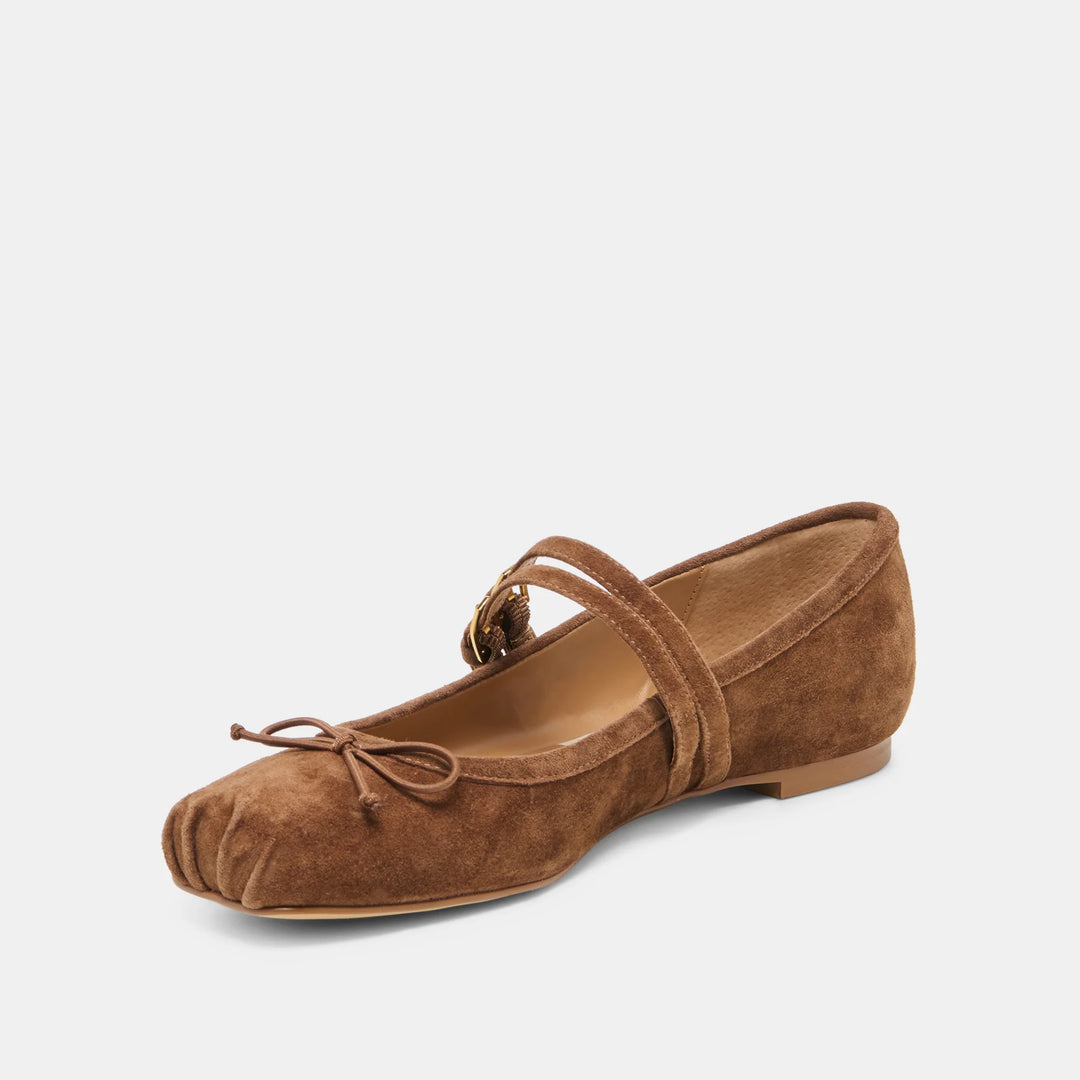 Dolce Vita Gibsen Flats - Cocoa Suede