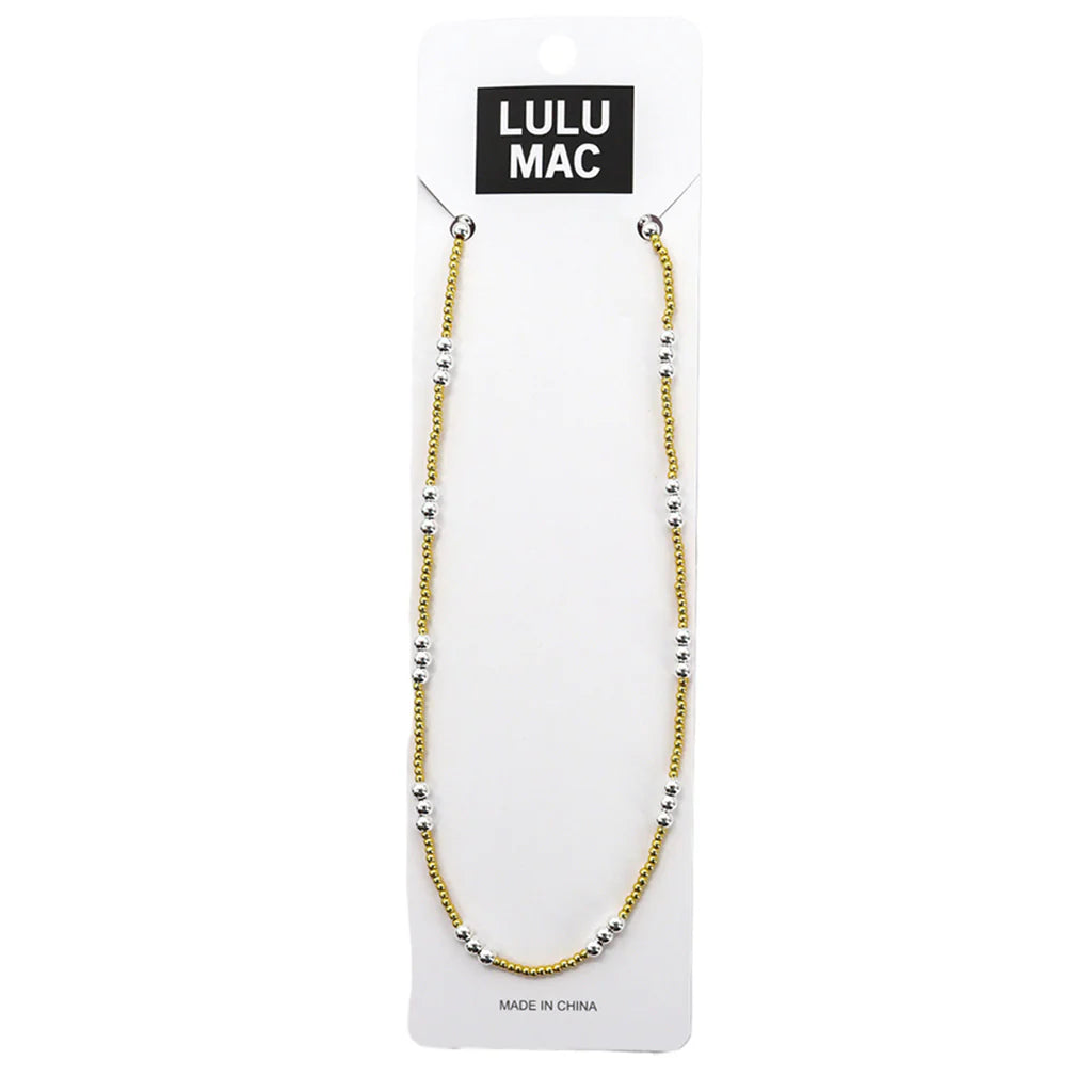 Lulu Mac Mixed Metals Necklace